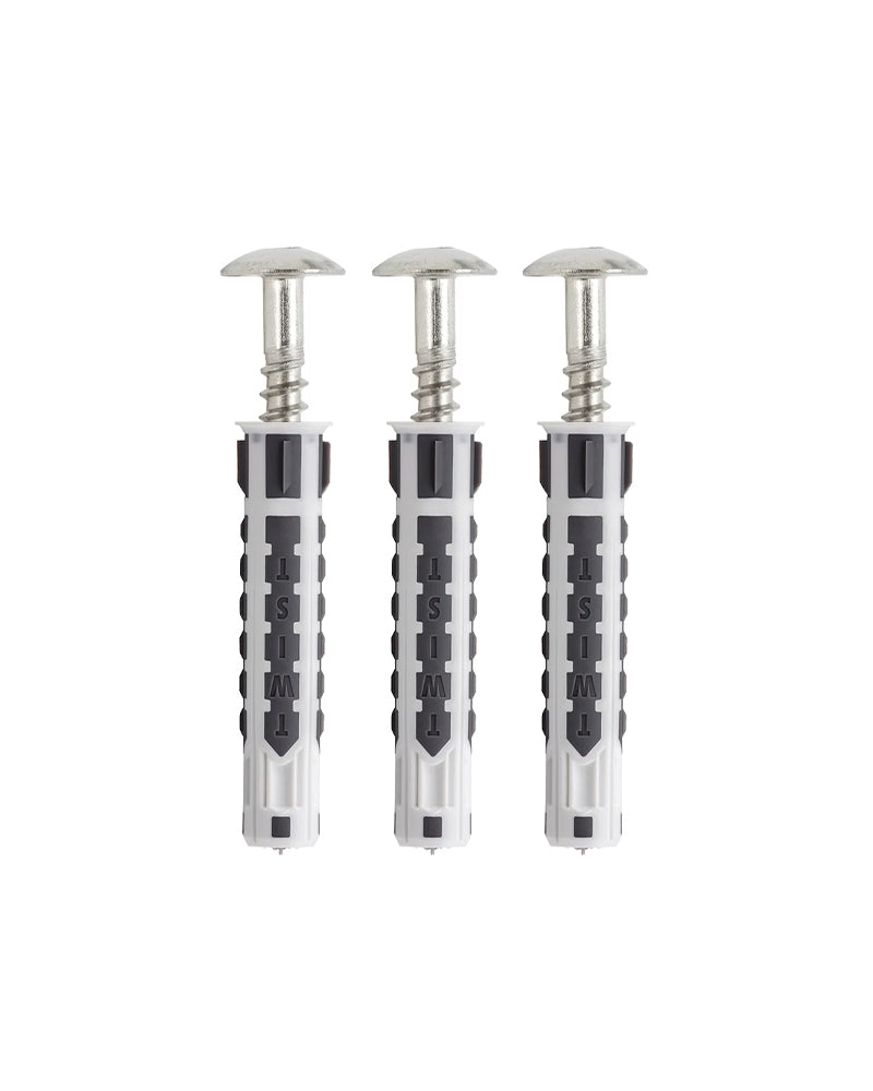 Metal screws + rawlplugs 3 pcs.